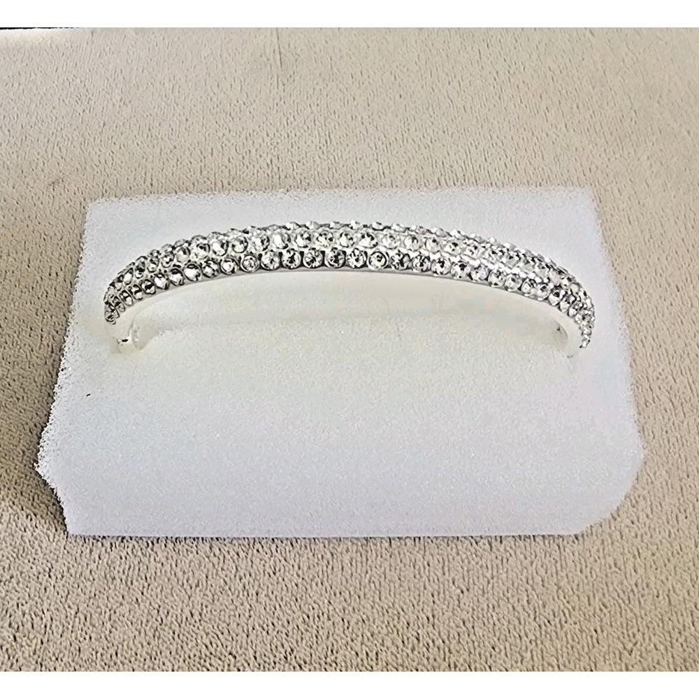 Anne Klein Silver Sparkle Bracelet